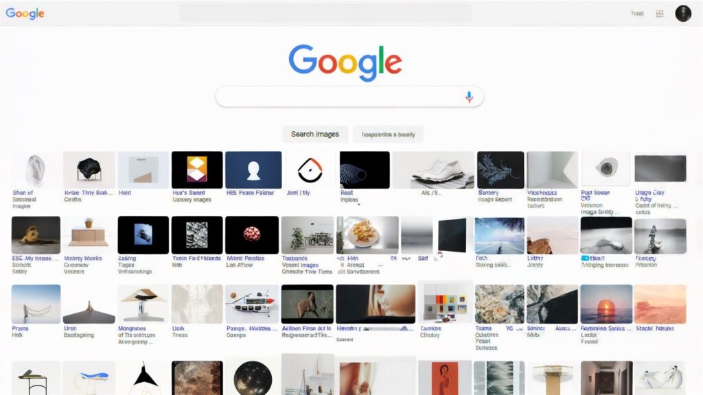 Google Lens-funktion i Chrome som visar resultat för en bildsökning